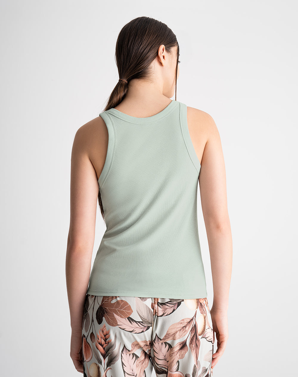 Camiseta fitted fit verde