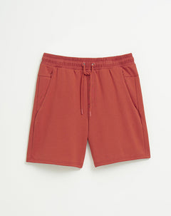 Bermuda confort regular algodón terracota hombre