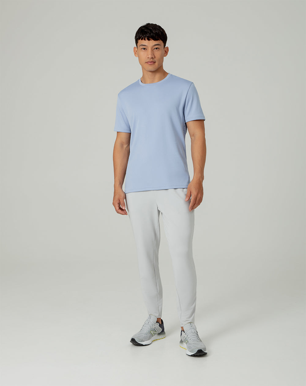 Pantalon Largo Tiro Medio Gris 42011