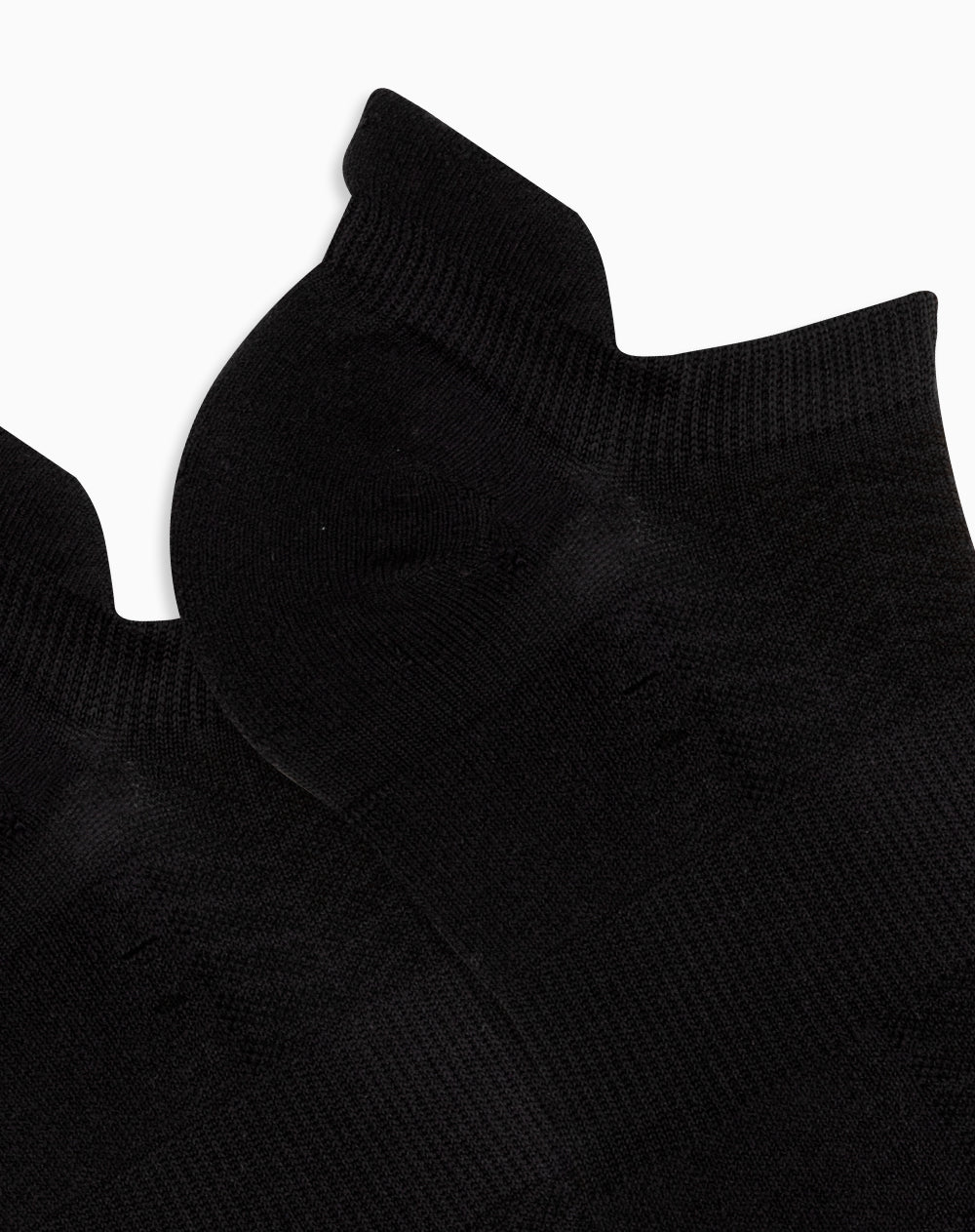 Medias deportivas mujer tobilleras cortas acolchadas negras