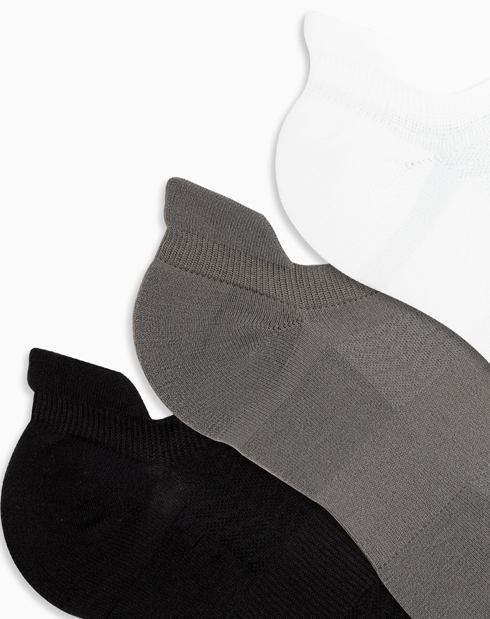 Medias deportivas mujer tobillera corta transpirables pack x3 surtido