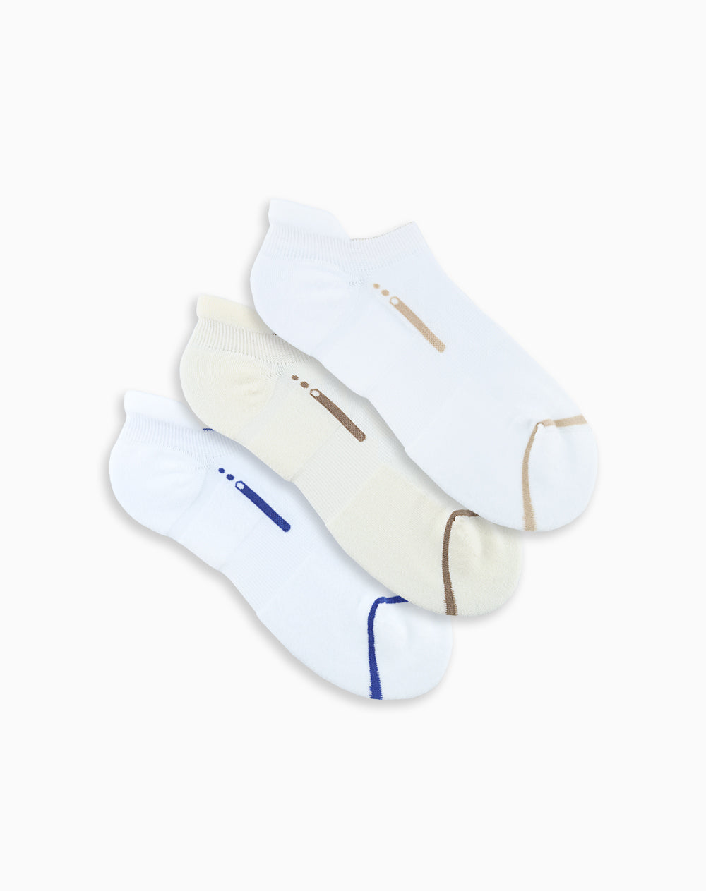 3 pares de medias tobilleras surtido