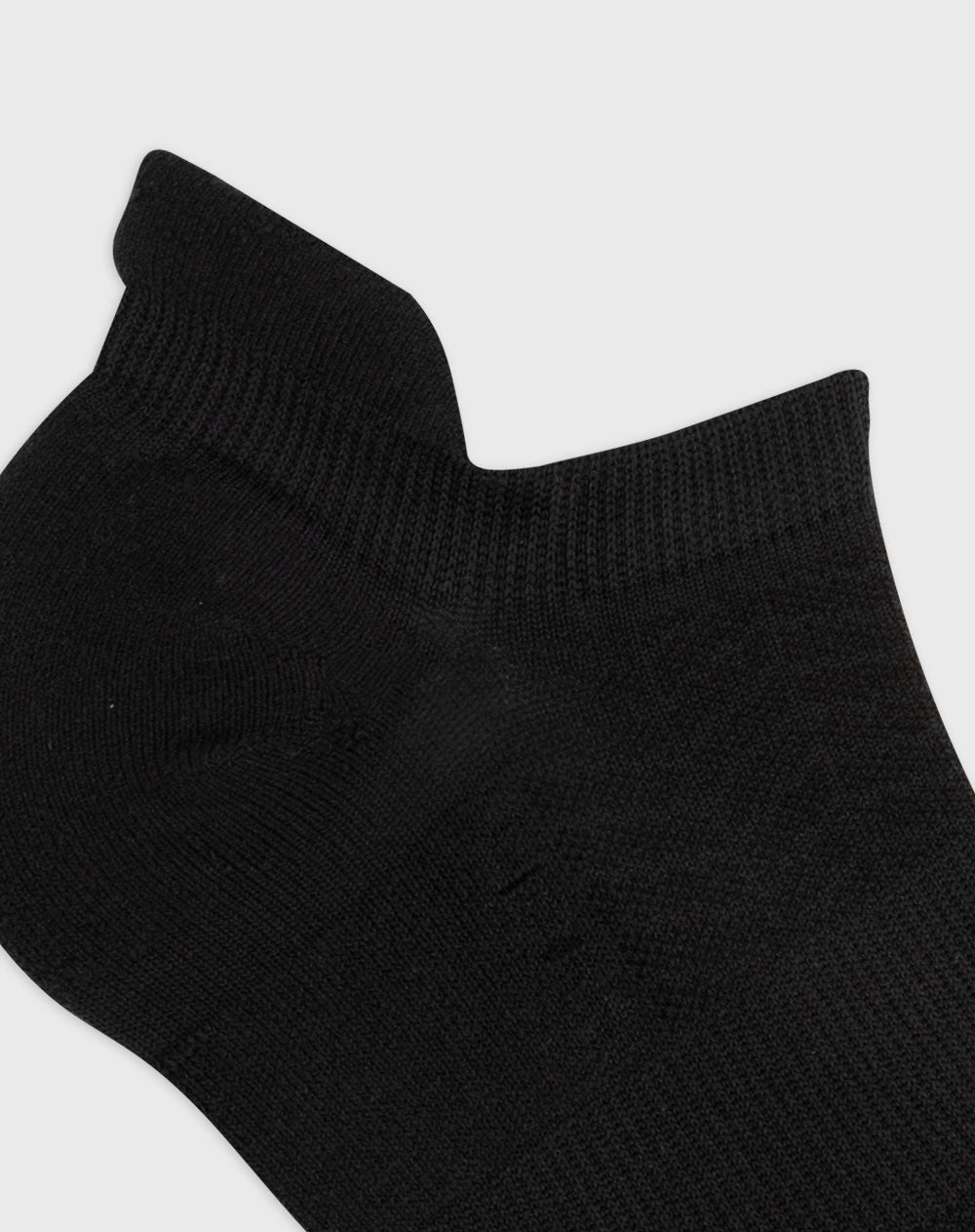 Medias deportivas hombre tobilleras cortas acolchadas negras