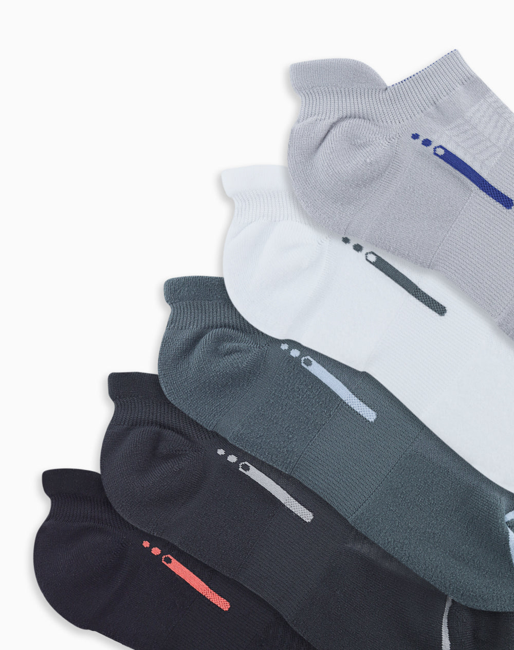 5 pares de medias tobilleras surtido