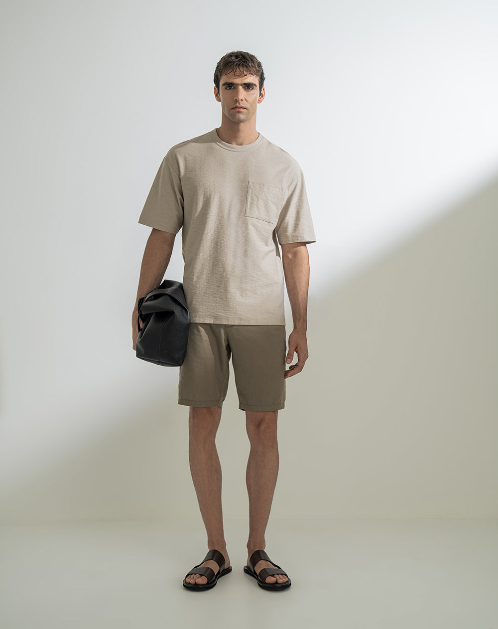 Camiseta regular algodón habana hombre