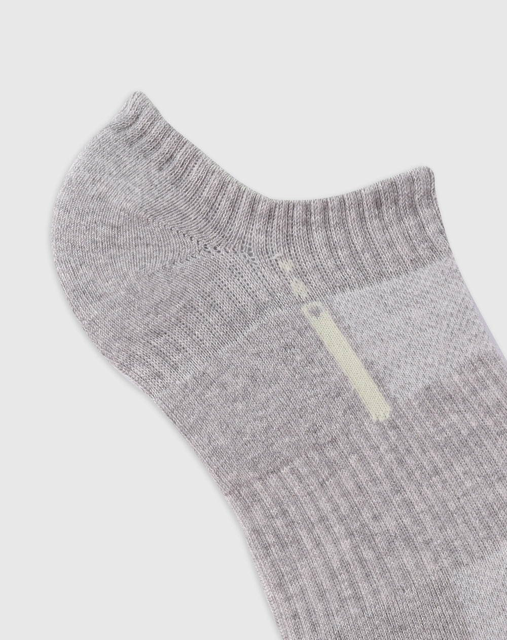 Medias deportivas mujer tobilleras cortas acolchadas pack x5unds grises