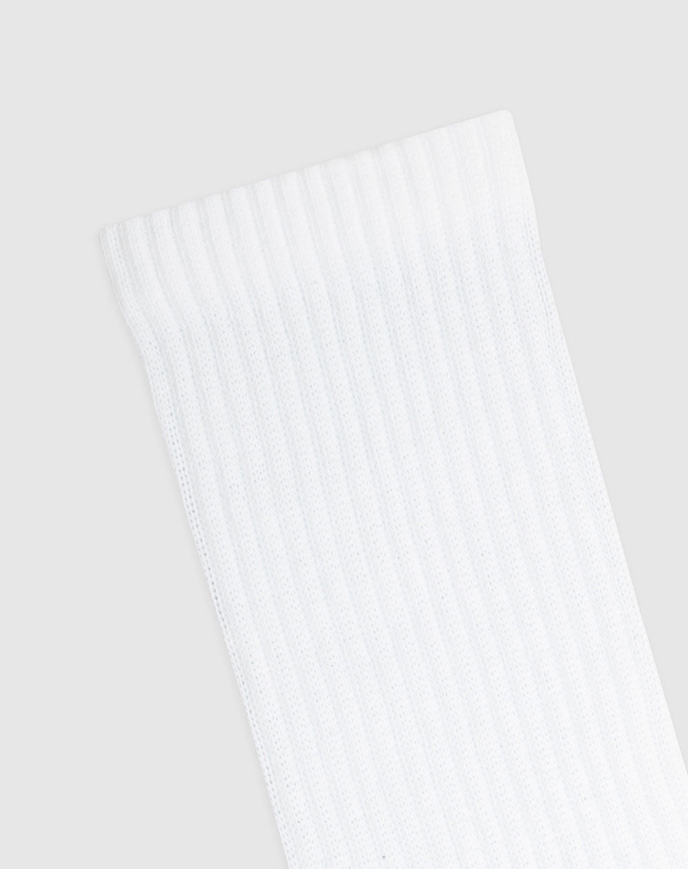 Medias deportivas hombre largas algodón alcolchadas pack x6 blanco