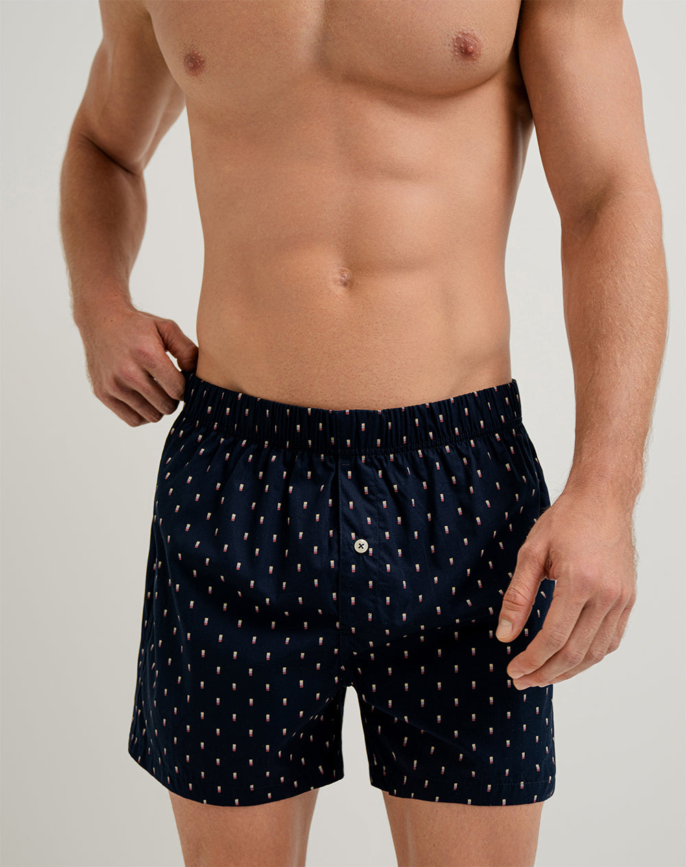 Bóxer medio algodón amplio x2unds surtido