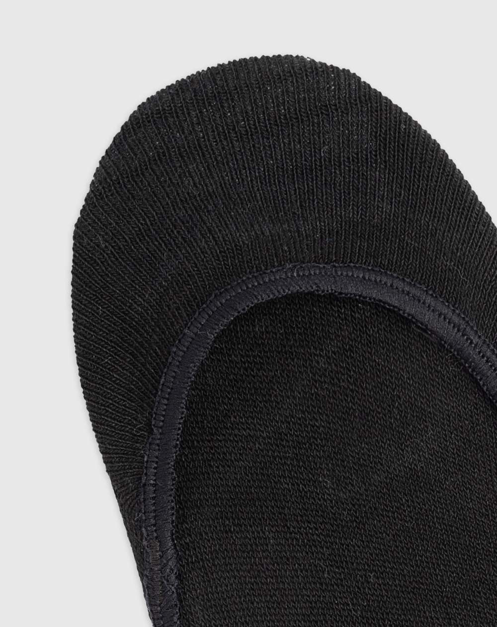 Medias mujer baleta antidelizante en talón pack x5 surtido