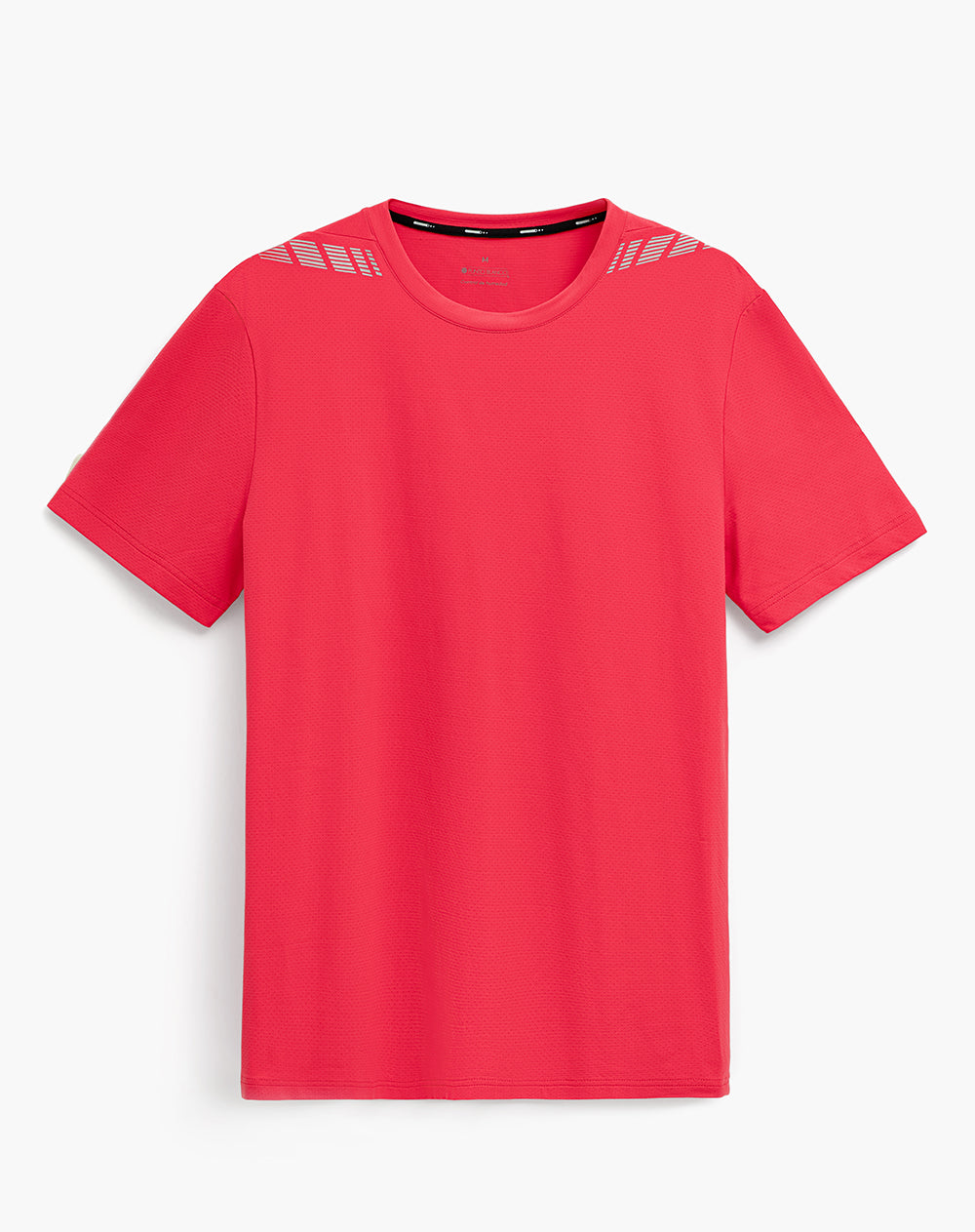 Camiseta deportiva control humedad roja hombre