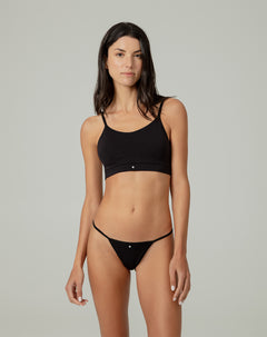 Panty tipo tanga seamless negro