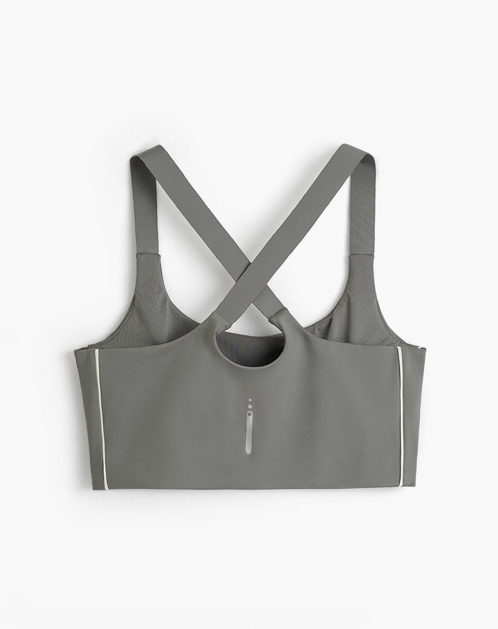 Top deportivo soporte medio control humedad verde