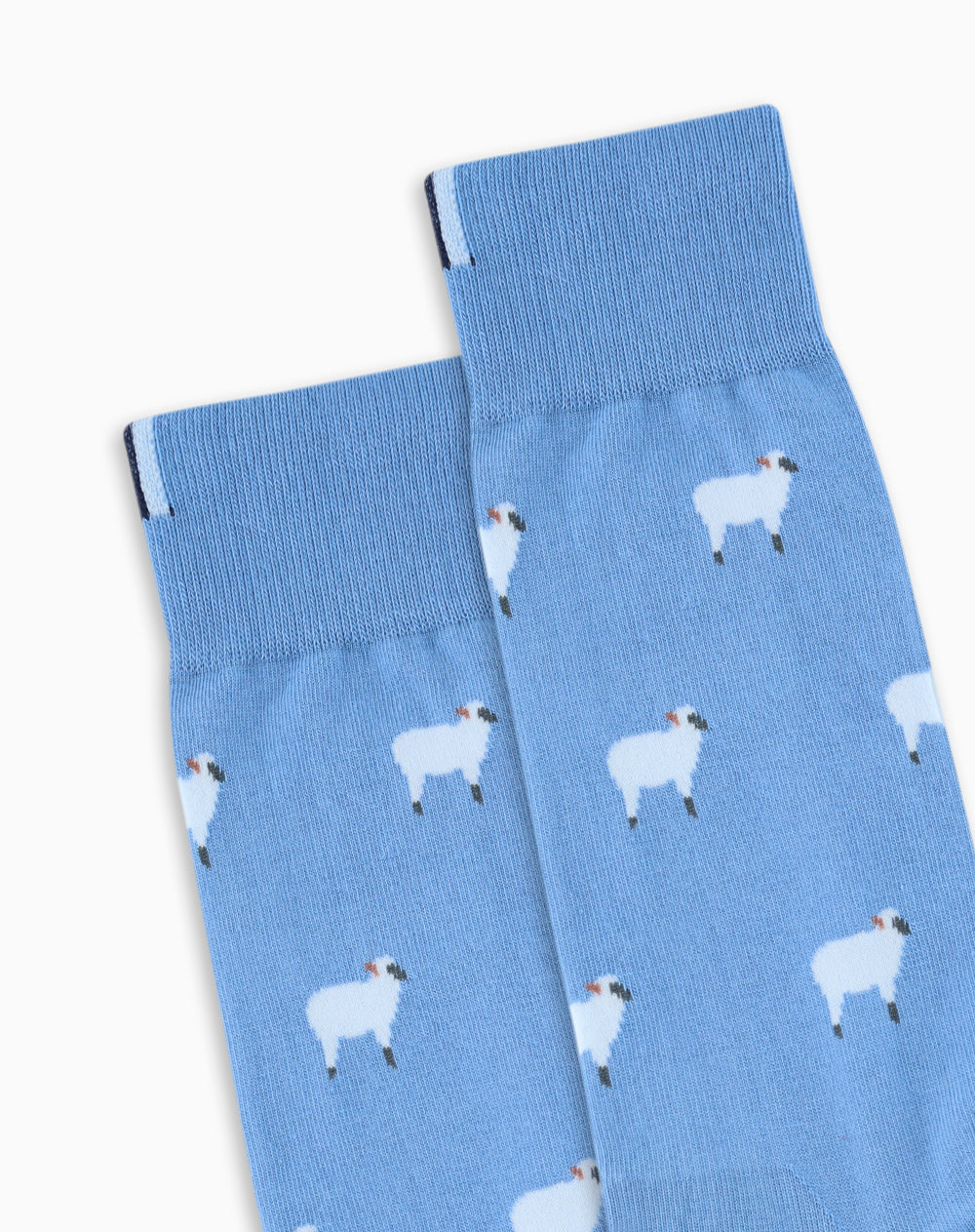 Medias hombre largas casuales azules