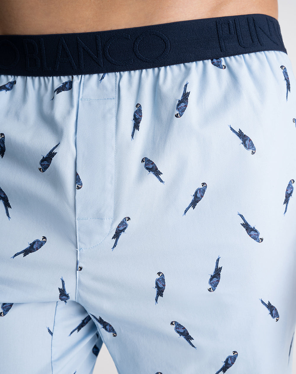 Pantalón de pijama hombre algodón largo estampado