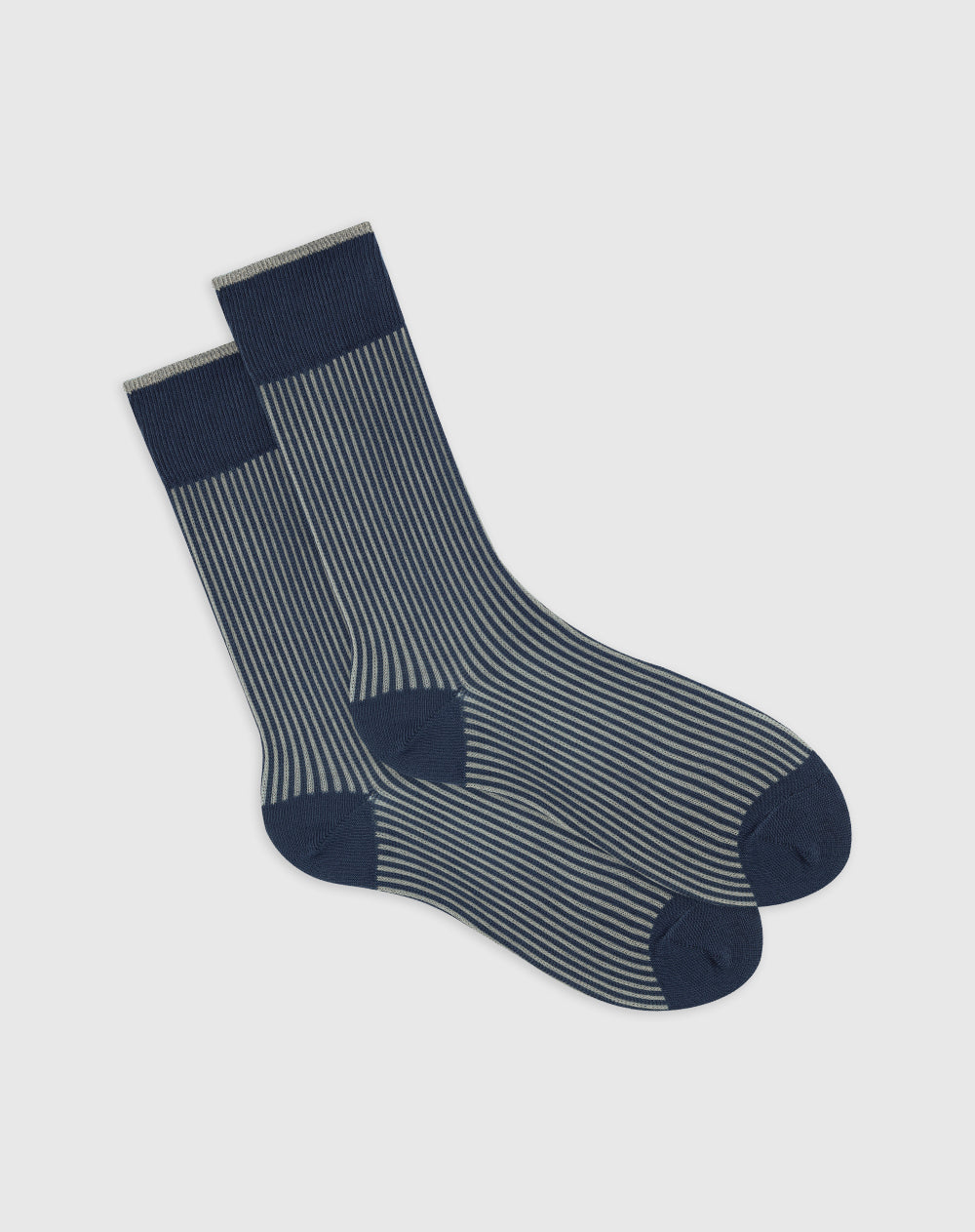 Medias mujer largas algodón azules