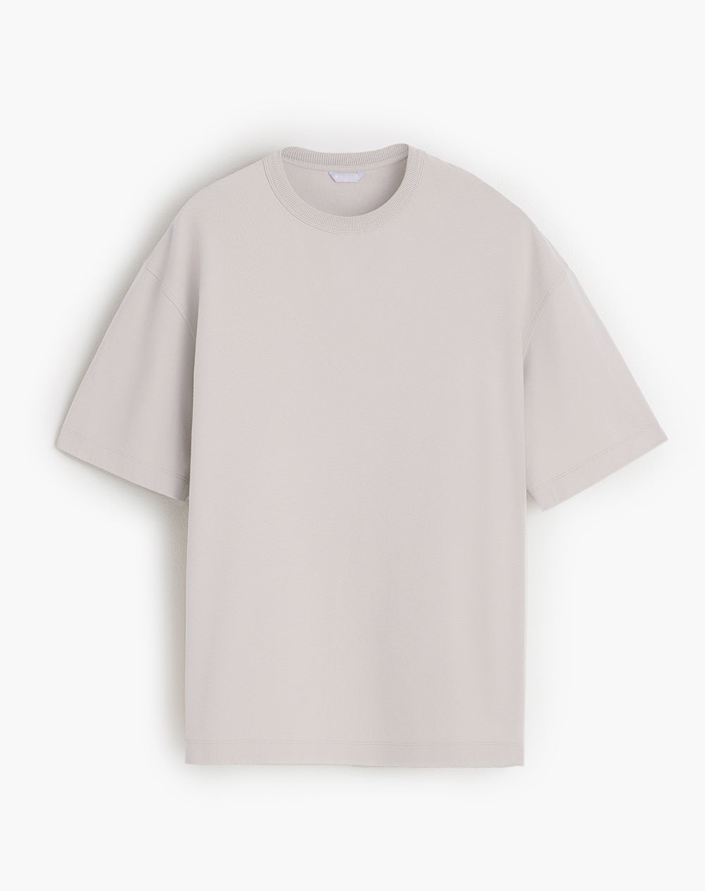 Camiseta algodón holgada gris hombre