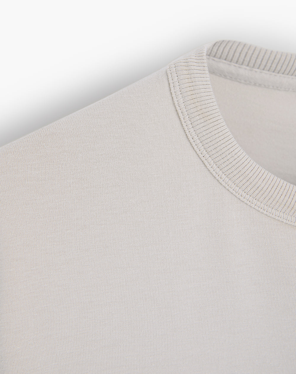 Camiseta algodón holgada gris hombre