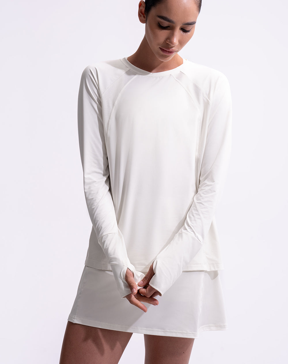 Camibuzo deportivo control humedad habano mujer