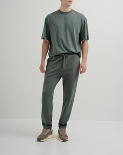 Jogger algodón regular verde hombre