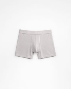 Bóxer medio panel amplio gris