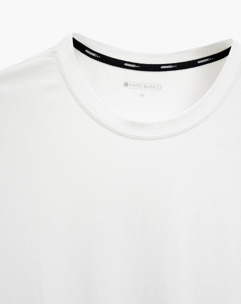 Camiseta deportiva tacto frío blanca hombre