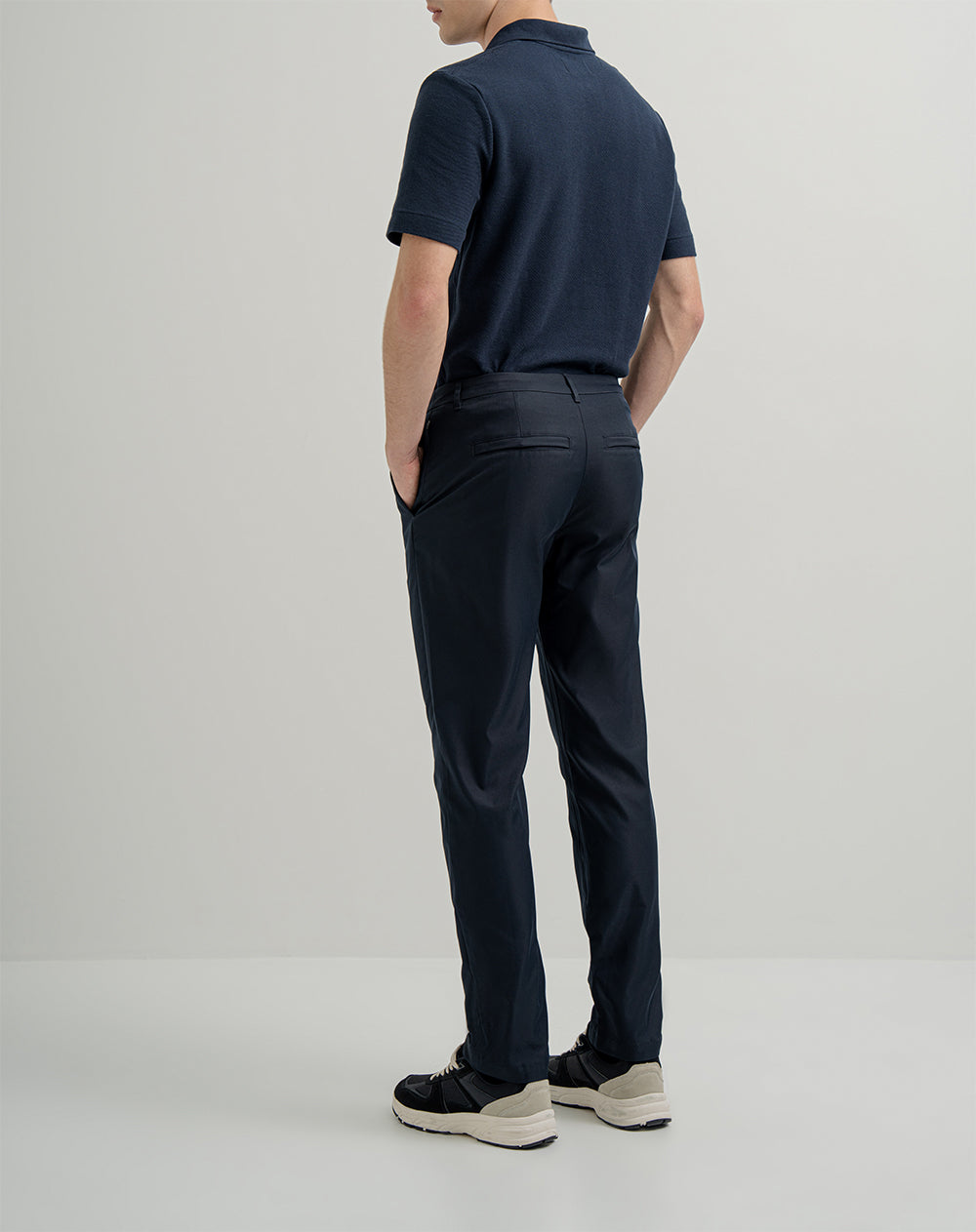 Pantalón chino regular azul hombre