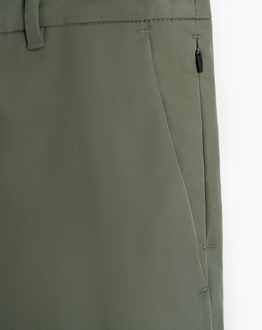 Pantalón chino regular verde hombre