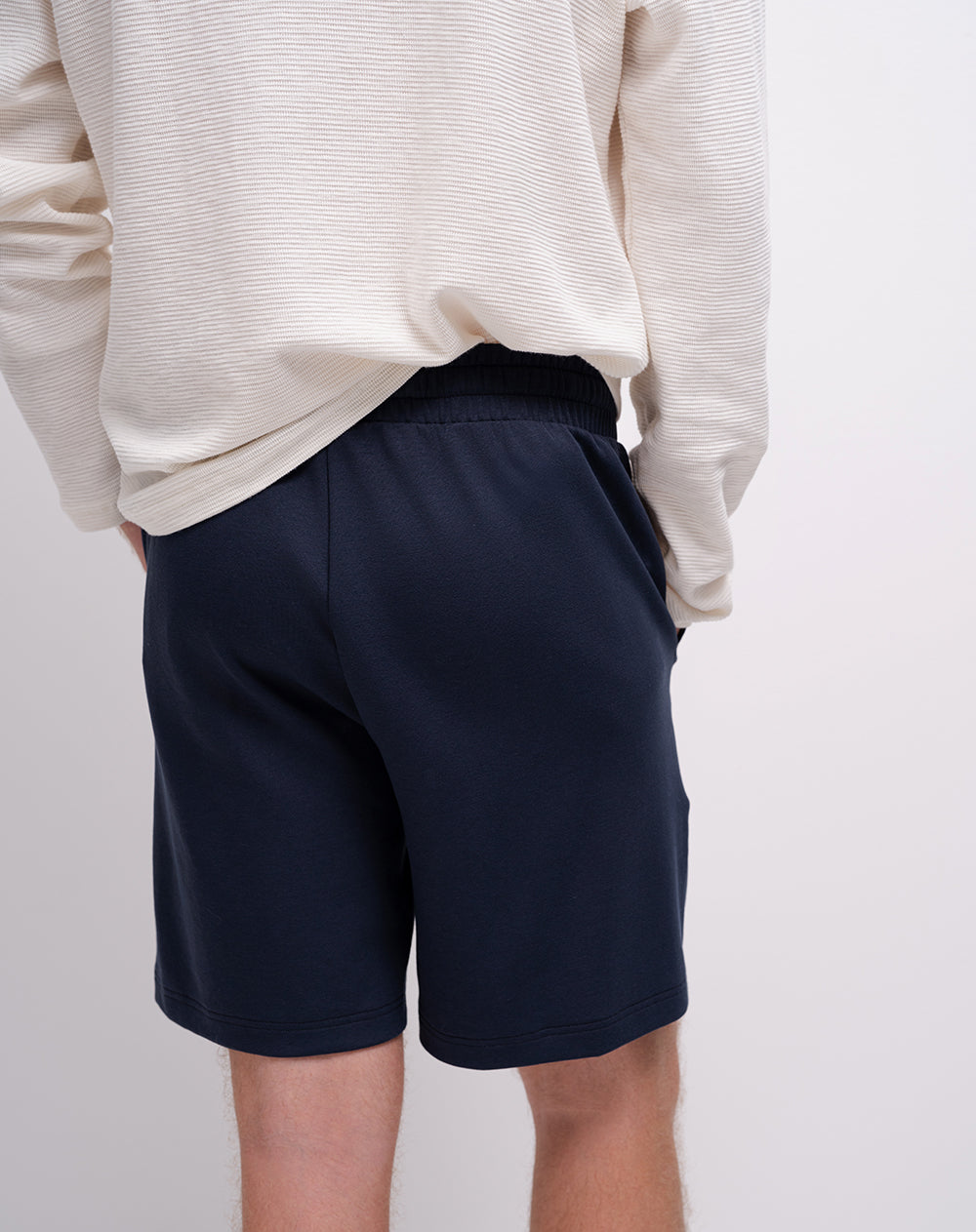 Bermuda confort regular azul hombre