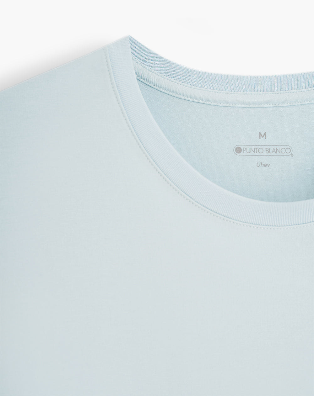 Camiseta de pijama hombre algodón pima azul