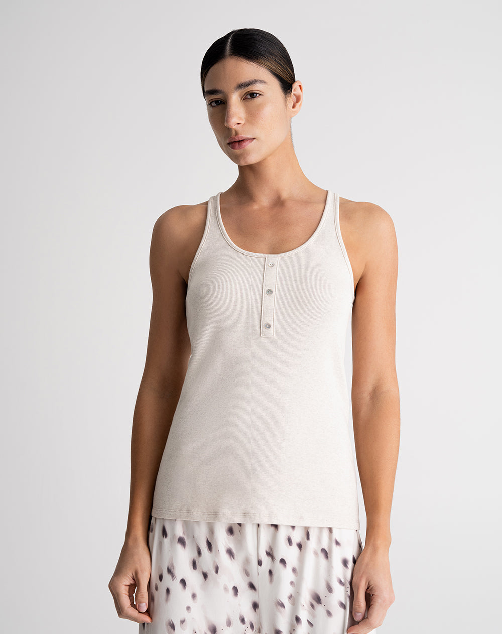 Camiseta esqueleto de pijama mujer algodón habano mujer