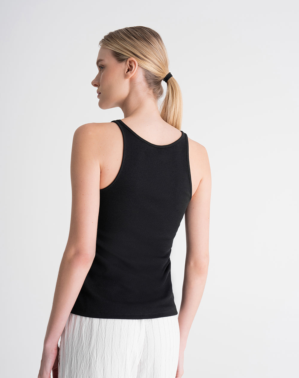 Camiseta esqueleto de pijama mujer algodón negra