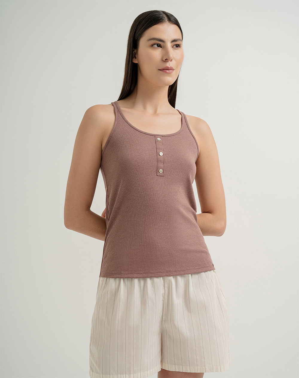 Camiseta esqueleto de pijama mujer algodón palo rosa