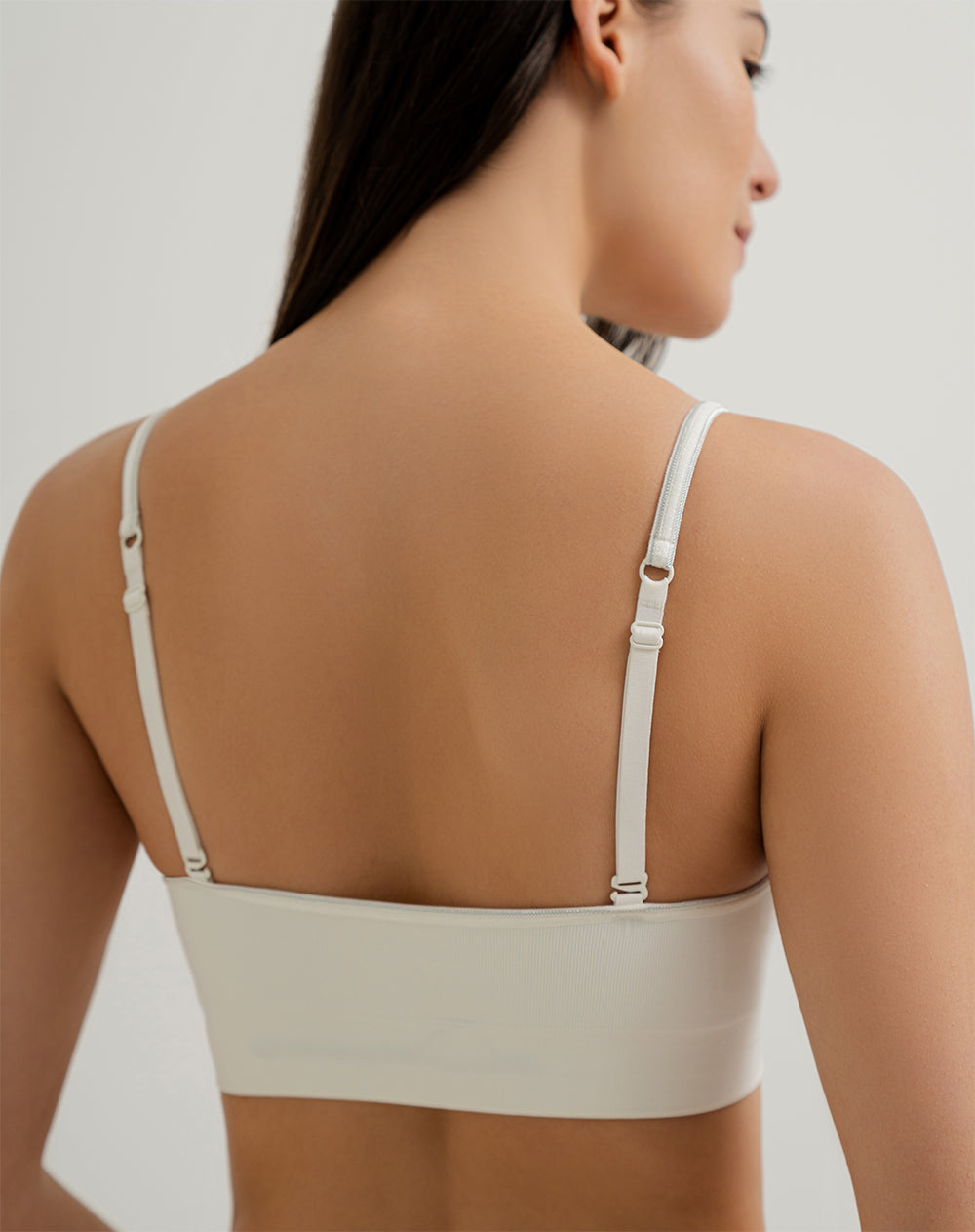 Top soporte medio seamless copas removibles vainilla