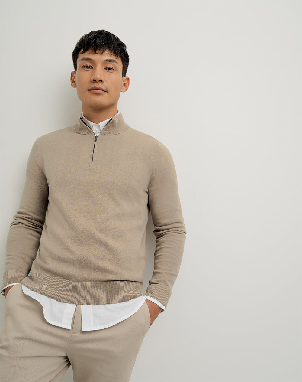 Buzos Cuello Buzos Casuales Para Hombre Buzo Básico Cuello Redondo