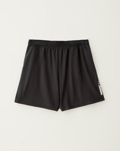 Pantaloneta deportiva control humedad negra hombre