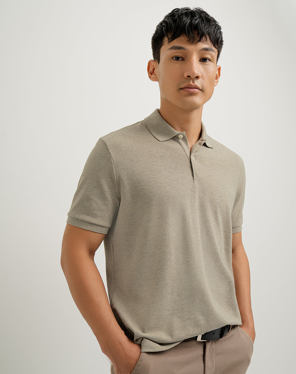 Polo regular algodón habana hombre