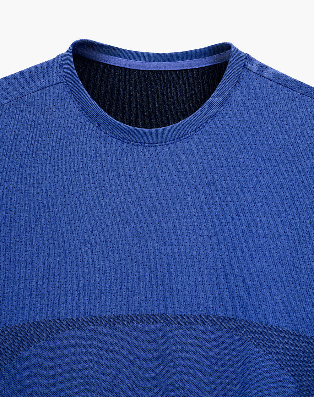 Camiseta deportiva antibacterial azul hombre