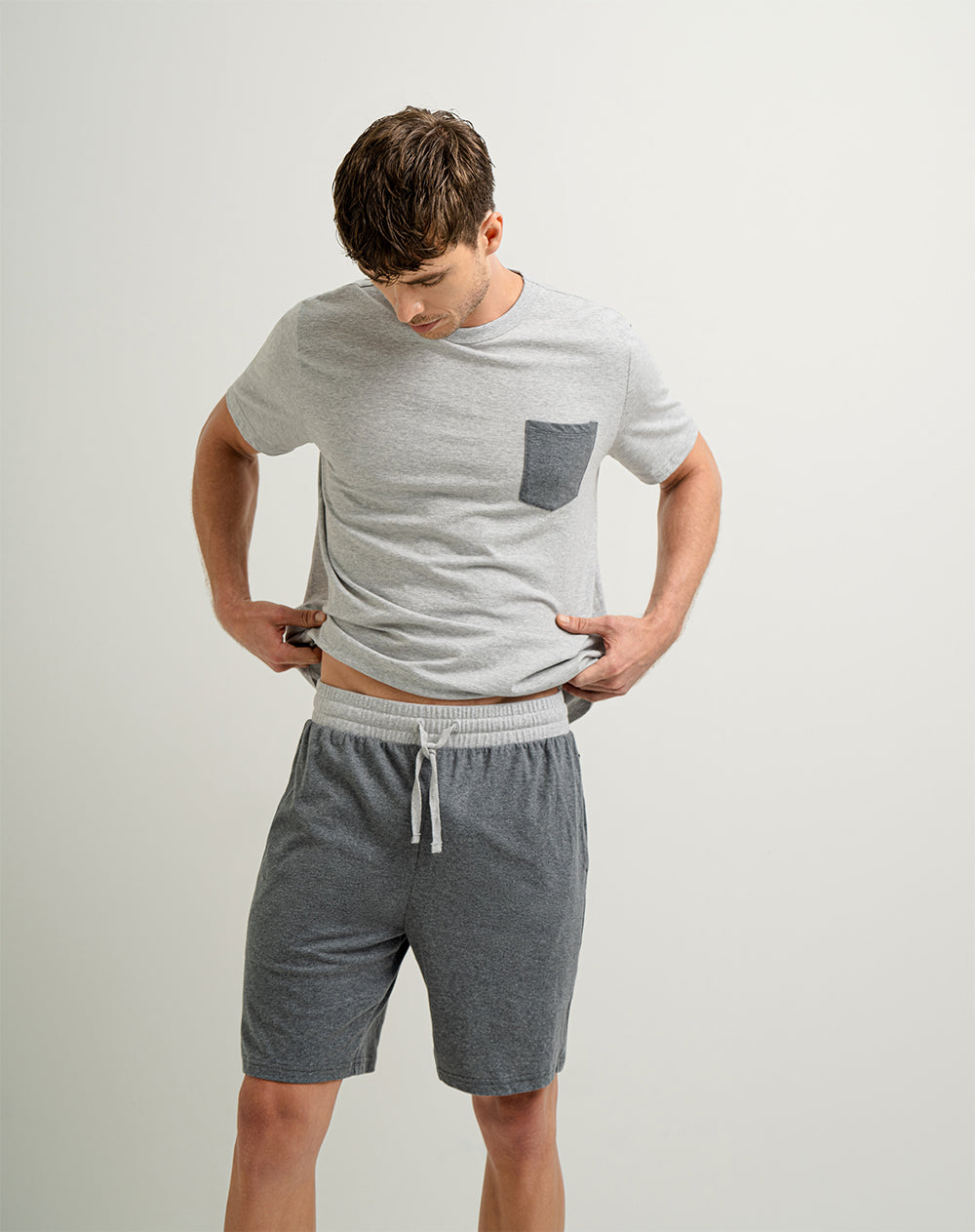 Pantalonetas Pijamas Caballero Punto Blanco Clothing Pantaloneta