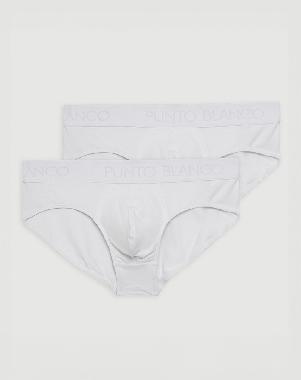 Bóxer brief algodón panel anatómico x2unds blanco
