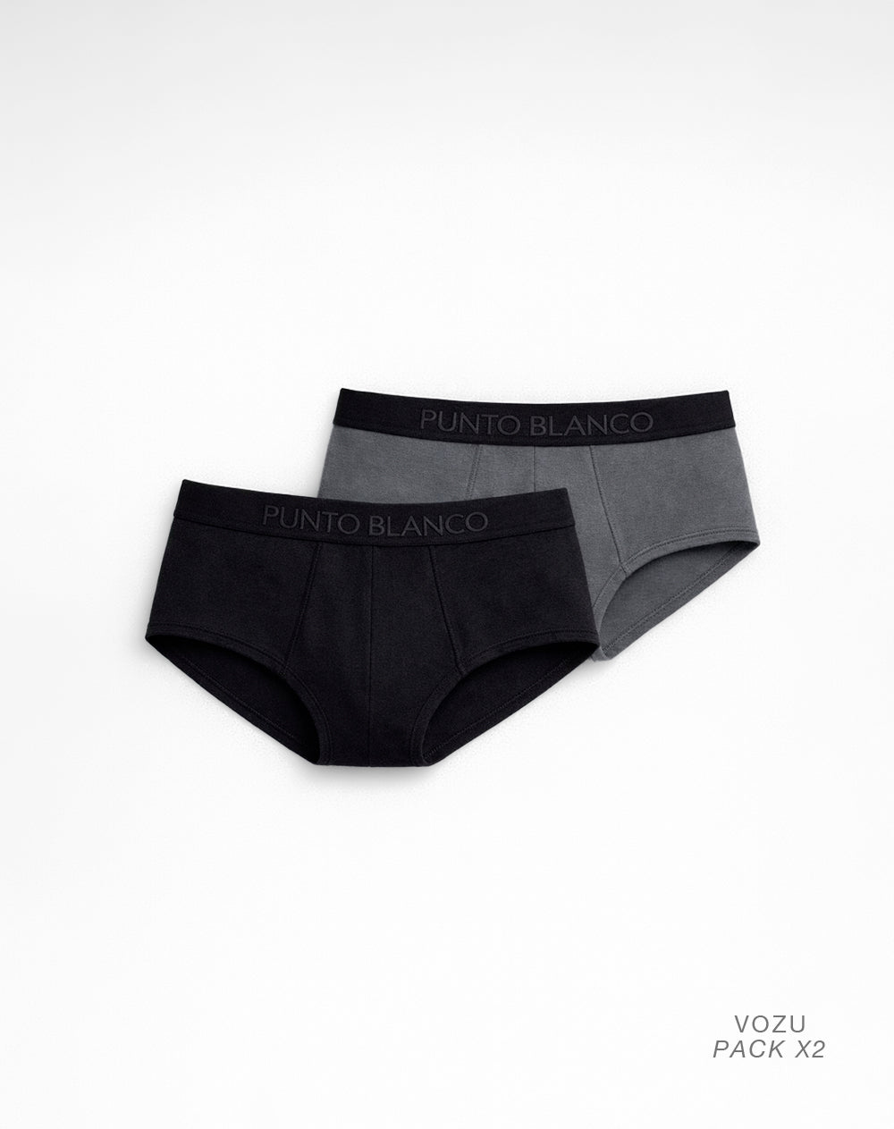 Bóxer brief algodón panel anatómico x2unds surtido