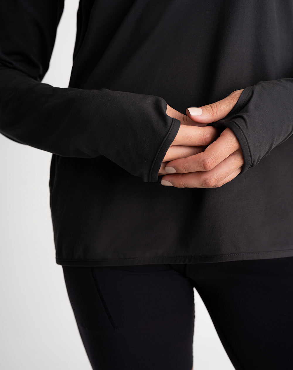 Camibuzo deportivo mujer secado rápido negro