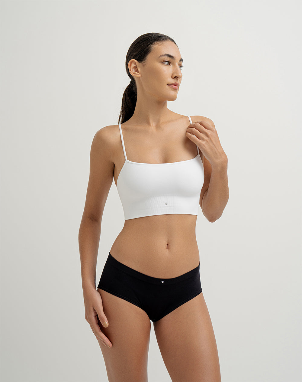 Panty cachetero seamless negro