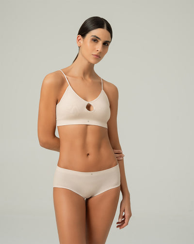 Panty cachetero seamless rosa