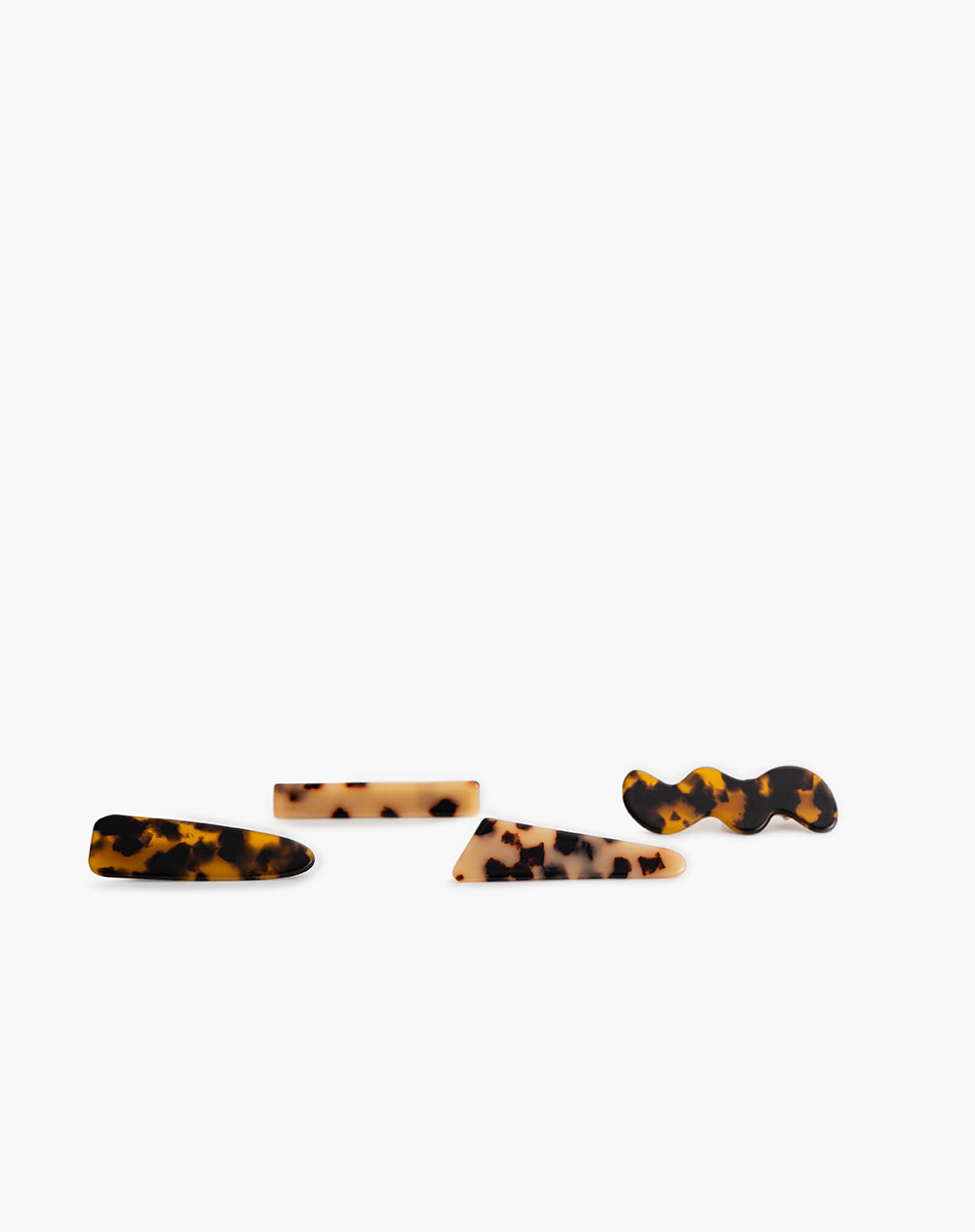 Set de ganchos para el cabello carey x4unds surtidos