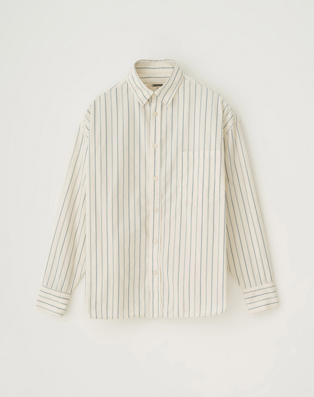 Camisa manga larga regular algodón habano hombre