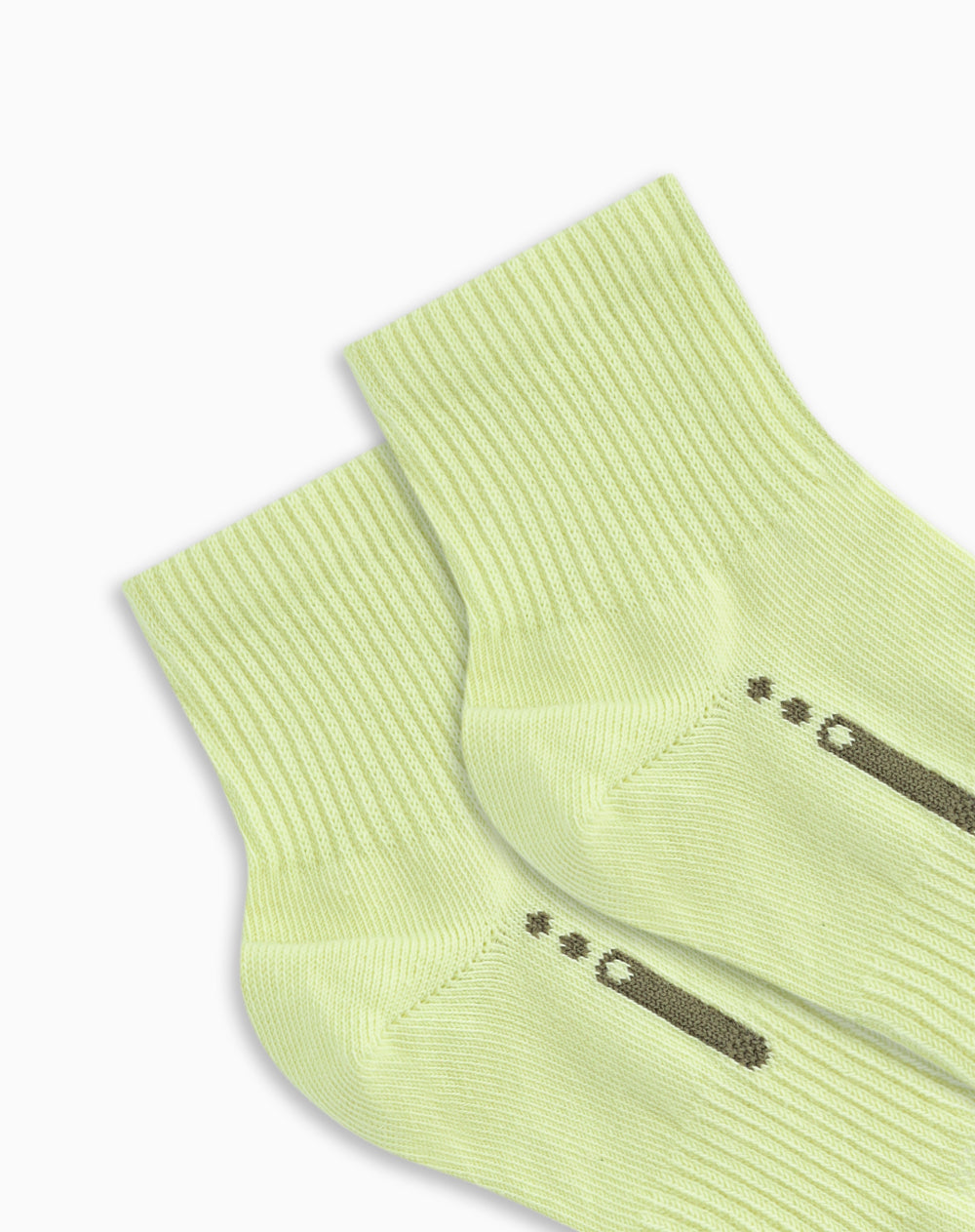 Media para hombre tobilleras deportivas amarillas