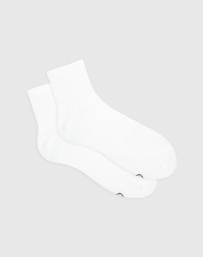 Medias deportivas hombre tobilleras algodón blancas