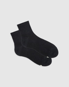 Medias deportivas hombre tobilleras algodón negras