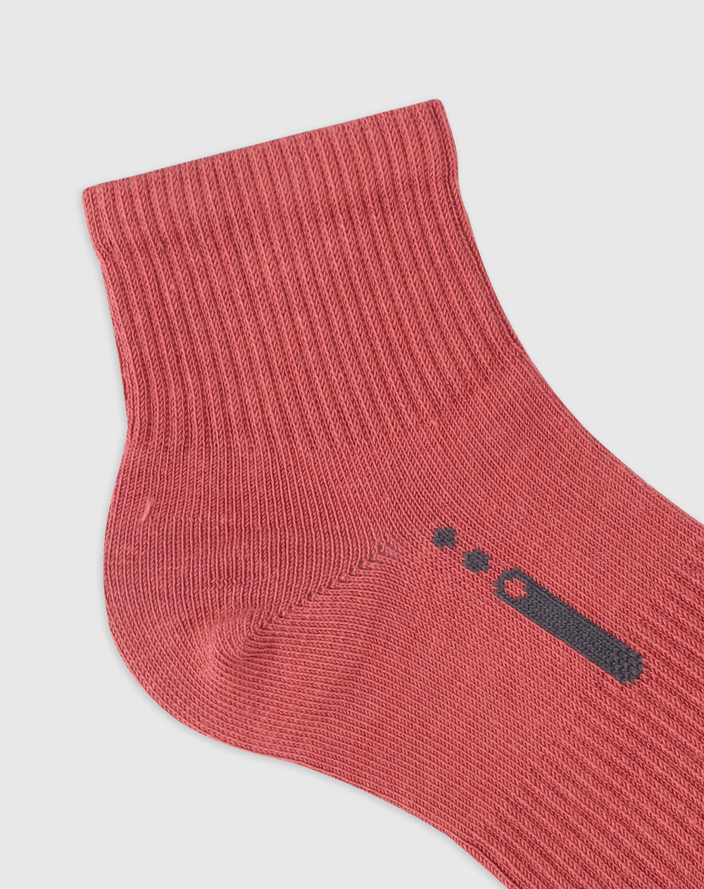 Medias deportivas hombre tobilleras en algodón terracota