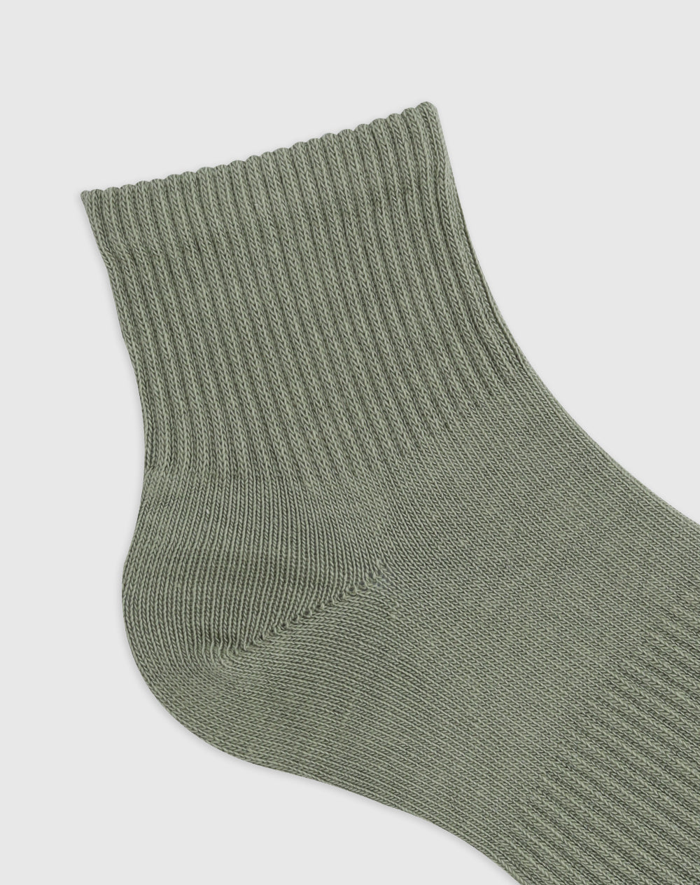 Medias deportivas hombre tobilleras en algodón verdes